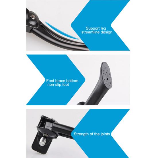 Металлическая подножка для велосипеда MTB Дорожный Горный велосипед Парковочная поддержка Боковая подставка