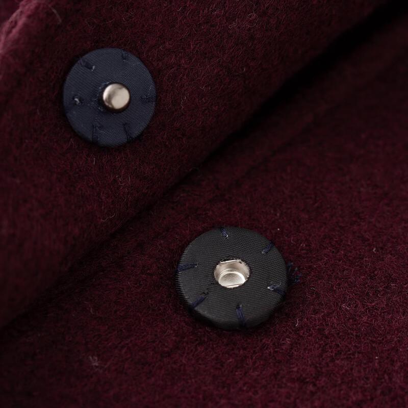 Snovefort Women's Wool Blend Lapel Spring Coat