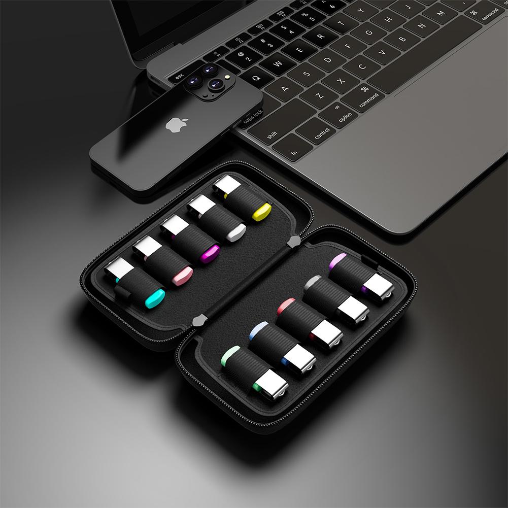 Чехол для USB-флешки Пылезащитный Держатель для флешки Органайзер Жесткий Чехол-держатель для USB Водонепроницаемая Коробка для электронных аксессуаров