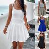 Women's Spring and Summer Temperament Elegant Suspender Sports Dress