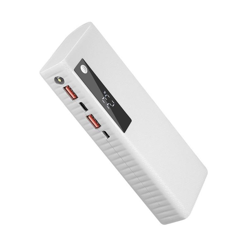 21700 Перезаряжаемые Power Banks Модульные Наборы Быстрая Зарядка Двойной Порт Светодиодный Монитор Текстура ABS для Батареи