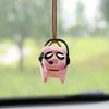 Cute Pig Car Pendants SwingTigger Car Accessories Interior Auto Rearview Mirror Pendants Birthday Gift Auto Decoraction Ornament