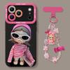 Trendy Silicone Phone Case Compatible with iPhone 17 Pro/16 Max/15/14, Stylish Unique Design, Shockproof Soft Cover for Women
