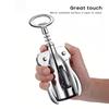 Kitchen Tools Beer Bottle Opener Gadget Wine Accessories Metal Wine Corkscrew Stainless Steel Waiter Bottle Beer Cap Opener
