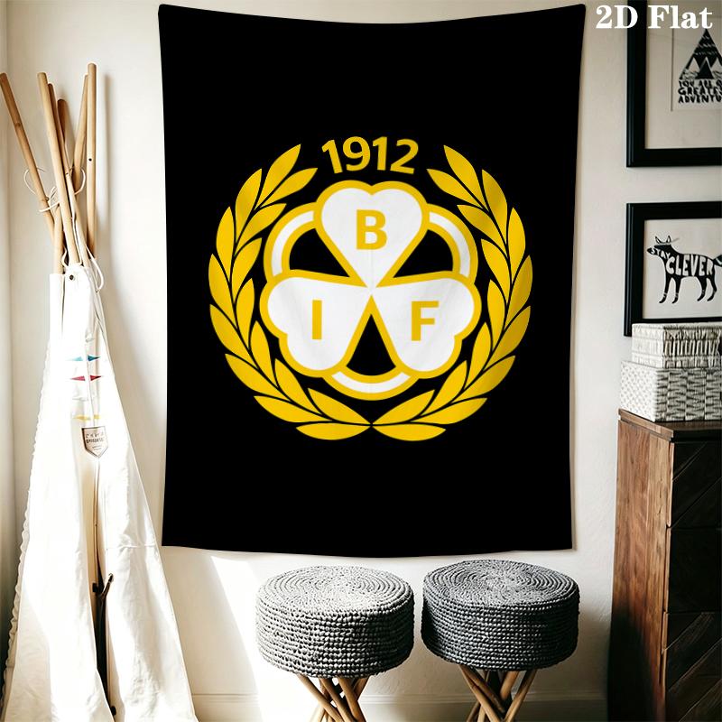 Brondby IF Wall Tapestry Aesthetic Wall Hanging Printed Fabric Blanket Decorative Tapestries for Bedroom Living Room Home Decor