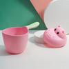 Утолщенный ковш для душа для новорожденного, чашка для мытья волос, купание ребенка, игра с водой, пластиковая ложка, маленькая игрушка