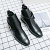 New Men's Chelsea Boots Luxury Brand Ankle Boots for Men Italy Business Casual Shoes Designer High Quality Formal Men Boots 2024
