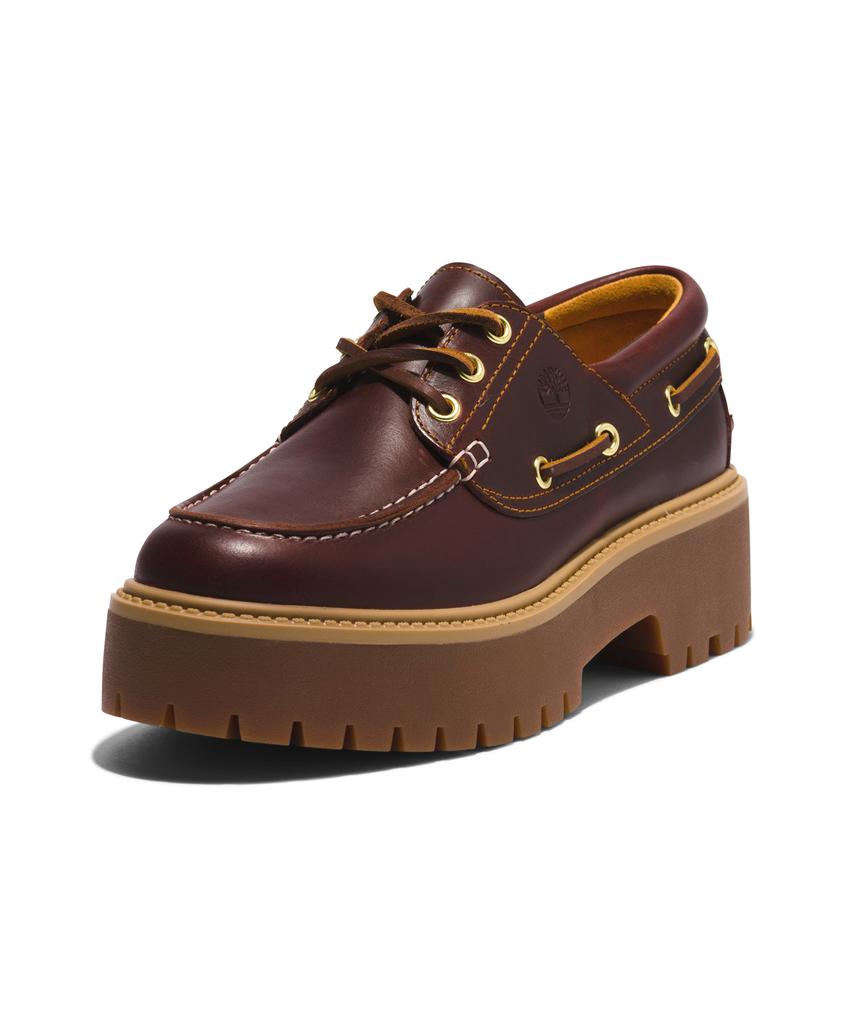 Timberland (Women'S) 3-Eye Premium Platform Boat Shoes - Burgundy / A2Qdm-D57