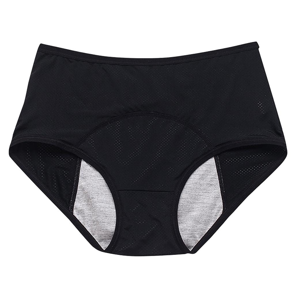 Women'S Menstrual Panties Mid-Waist Cotton Postpartum Women'S Panties Fully Covered Panties
