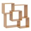 Wall Hanging Shelf, Bookcase - Hanna black
