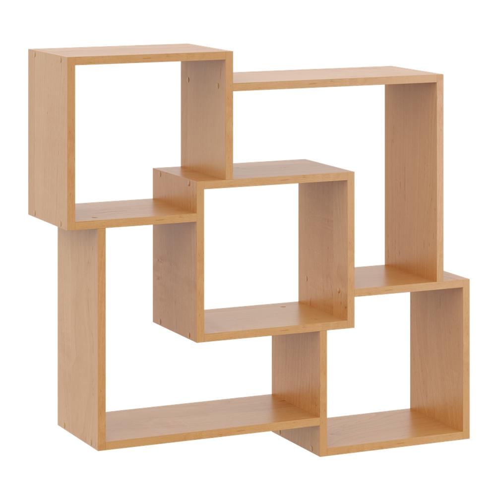 Wall Hanging Shelf, Bookcase - Hanna black
