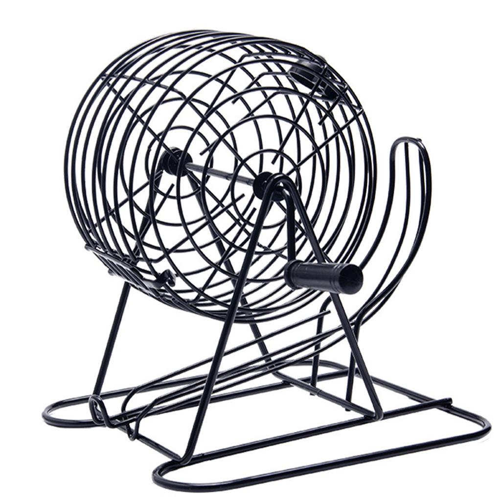 Cage Card Game Machine Metal Rolling Cage Cage Game Machine with 75 Balls for KTV Party