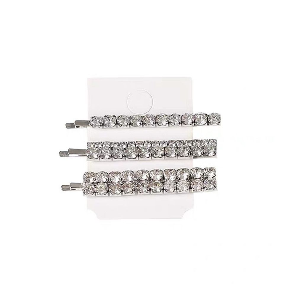 Bingbing Diamondl Hairgrip Shining Crystal Barrettes Hair Clips Set Rhinestones Hairpins