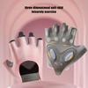 Дышащие перчатки для тренировок для мужчин и женщин, нескользящие перчатки для поднятия тяжестей, тренировок в спортзале, езды на велосипеде, перчатки для фитнеса с полупальцами