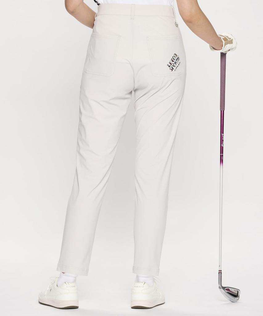 Coq Sportif Golf Quarter One Tuck Cool Cool Summer GY00 [Le Golf] Pants, Length, Nylon, Feel, Feel, Golf, LG5SLP52L, Women's, (Gray)