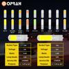 2X T10 W5W 194 T15 W16W  LED Bulbs Reading Lights COB Auto Brake Lamp Glass Sapphire Drive-free Dome Light Amber 12V White 6000K
