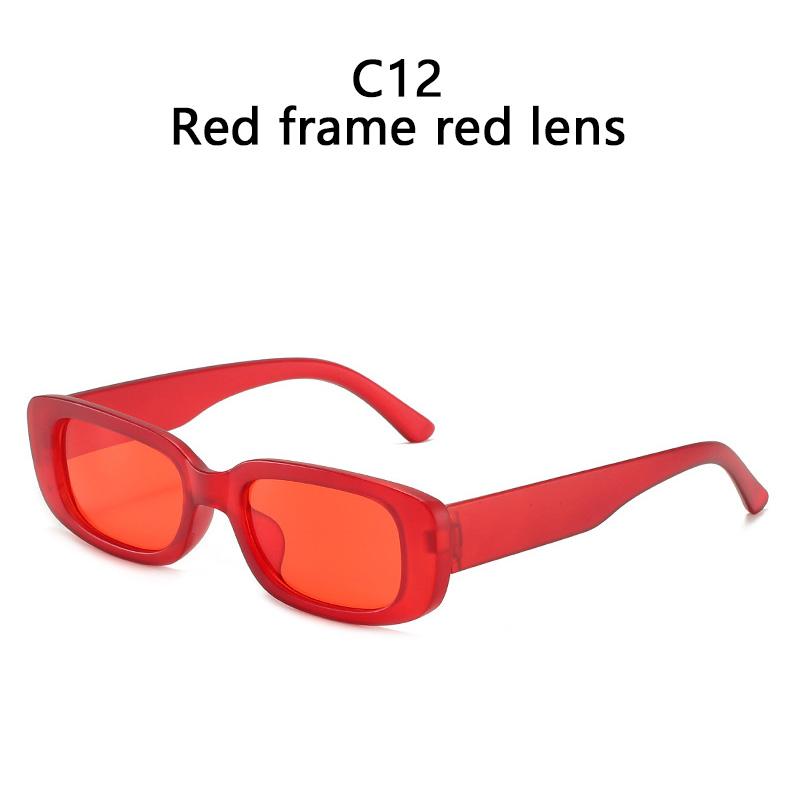 Маленькие прямоугольные солнцезащитные очки, женские винтажные брендовые дизайнерские квадратные солнцезащитные очки, женские солнцезащитные очки UV400