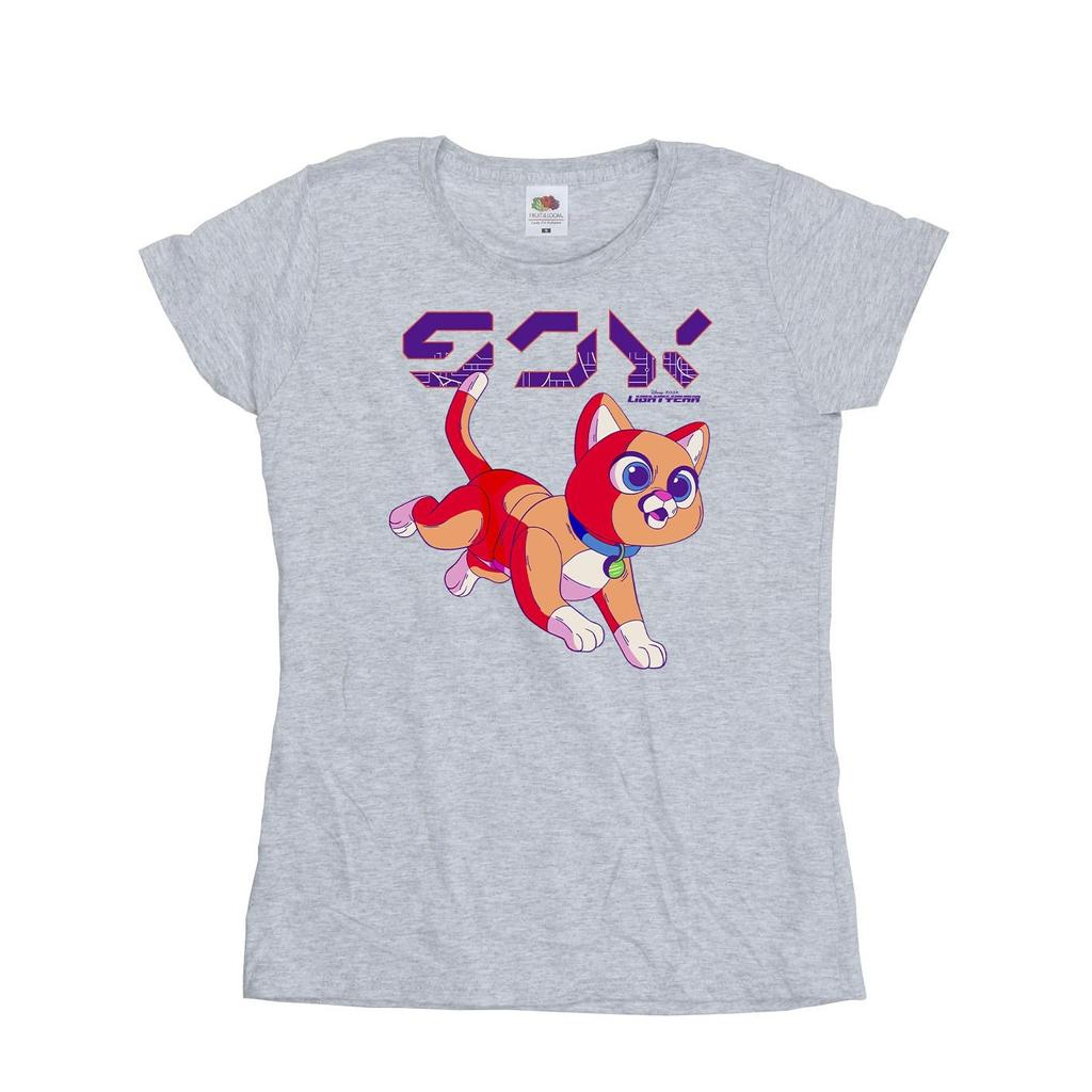 Disney Womens/Ladies Lightyear Sox Digital Cute Cotton T-Shirt