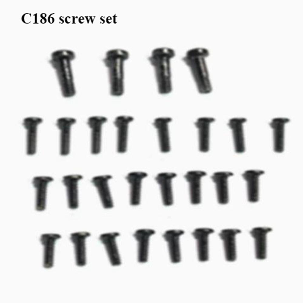 Universal C186 Remote Control Parts Aircraft Accessories Servo Motor Rotor Universal Battery Case