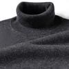 FAPAI Men's Luxury Cashmere Turtleneck Sweater
