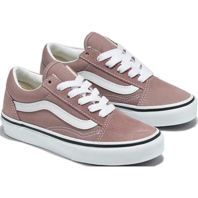 Vans Old Skool Теория цвета Удобные Универсальные Низкие Детские Кеды для Скейтбординга Детские Кроссовки Розовые VN0A5AOAC9I