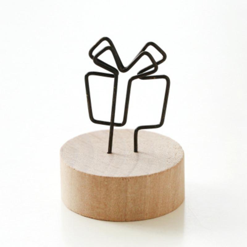 Retro Wood Message Note Holder