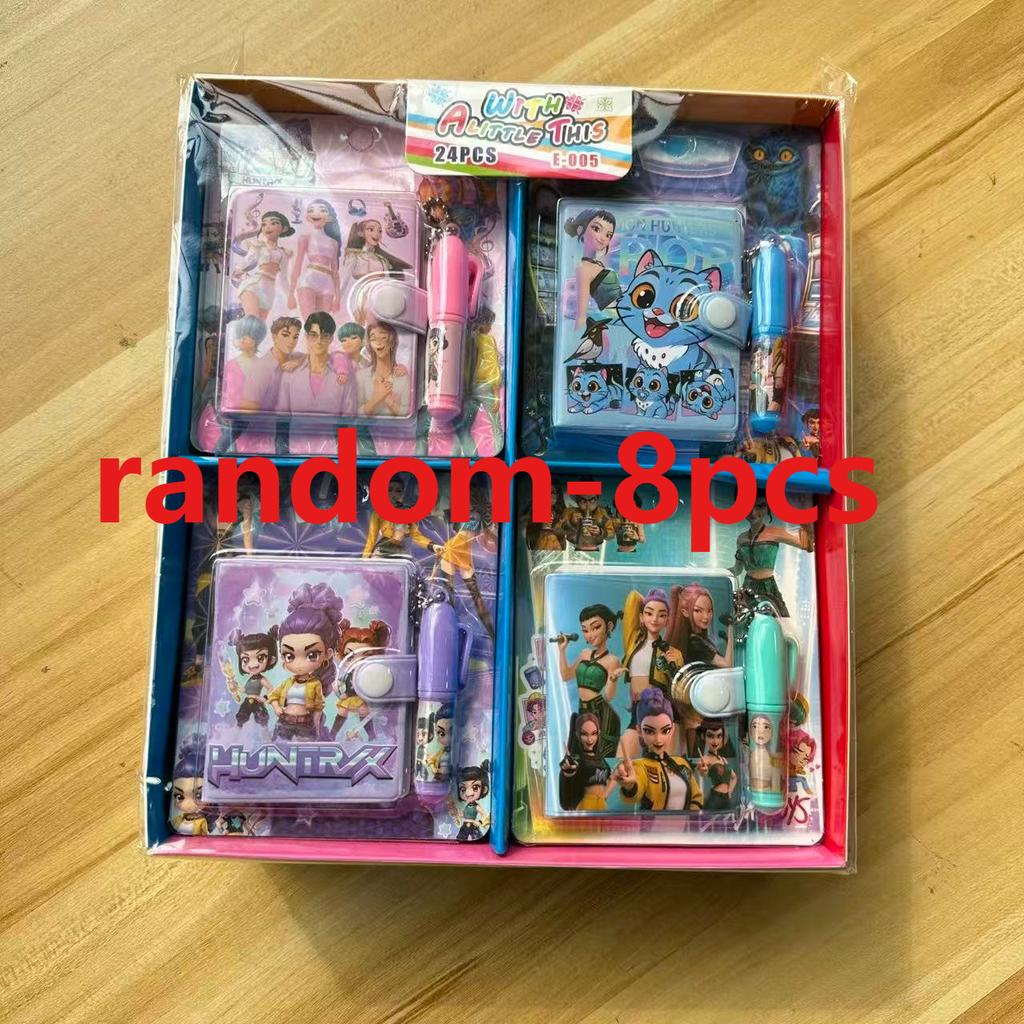 4 K-Pop Demon Hunter anime peripheral nail press DIY children's plastic nail kit perfect holiday gift for girls
