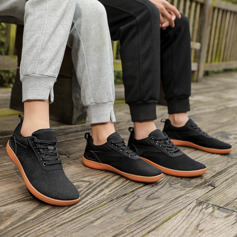 Дышащие сетчатые кроссовки для кросс-тренинга Минималистичная обувь для ходьбы на открытом воздухе Широкий носок Спортивная обувь Нескользящие беговые балетки