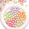 Acrylic Plated Color Collage Pentagonal Star Beads for DIY Necklace Bracelet Earring Jewelry Making