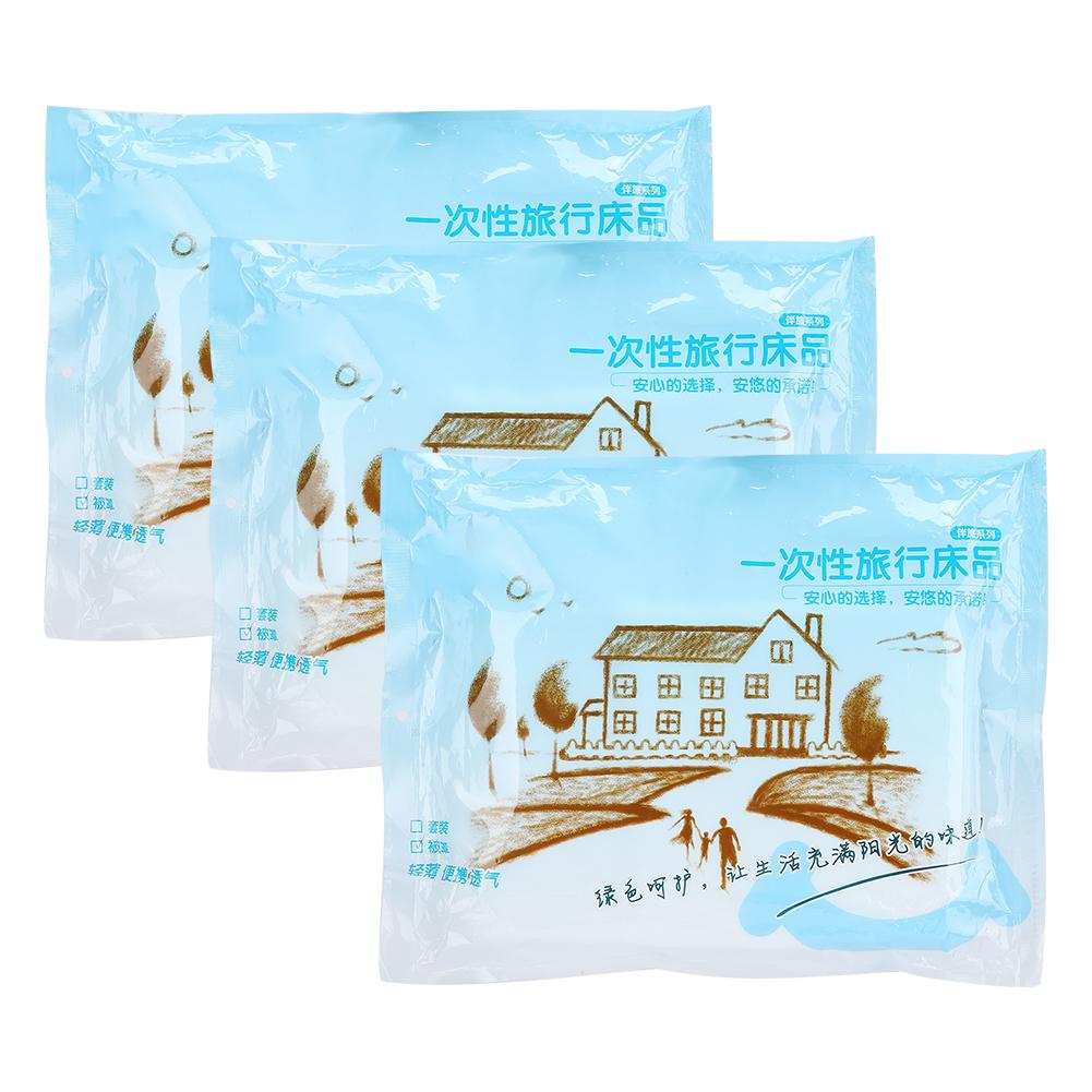 3 шт. 180 x 220 см Одноразовый пододеяльник Покрывало Портативный Для улицы Отель Постельное белье