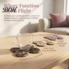 Durable Coasters for Tea Room Turtle/Butterfly Wooden Coffee Mugs And Cups, Heat Resistant Decorative Carved Wood Pads Table Mats, Insulation Pad Home
