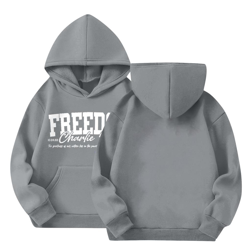 Cute Hoodies For Teen Children Trendy Preppy Hooded Sweatshirts Oversized Long Sleeve Shirts Clothes For Children