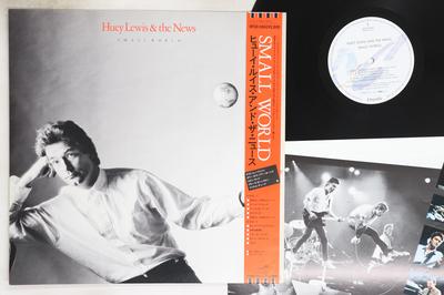 Виниловая пластинка HUEY LEWIS THE NEWS Small World RP285660 CHRYSALIS 1988 Япония Obi Рок Б/у
