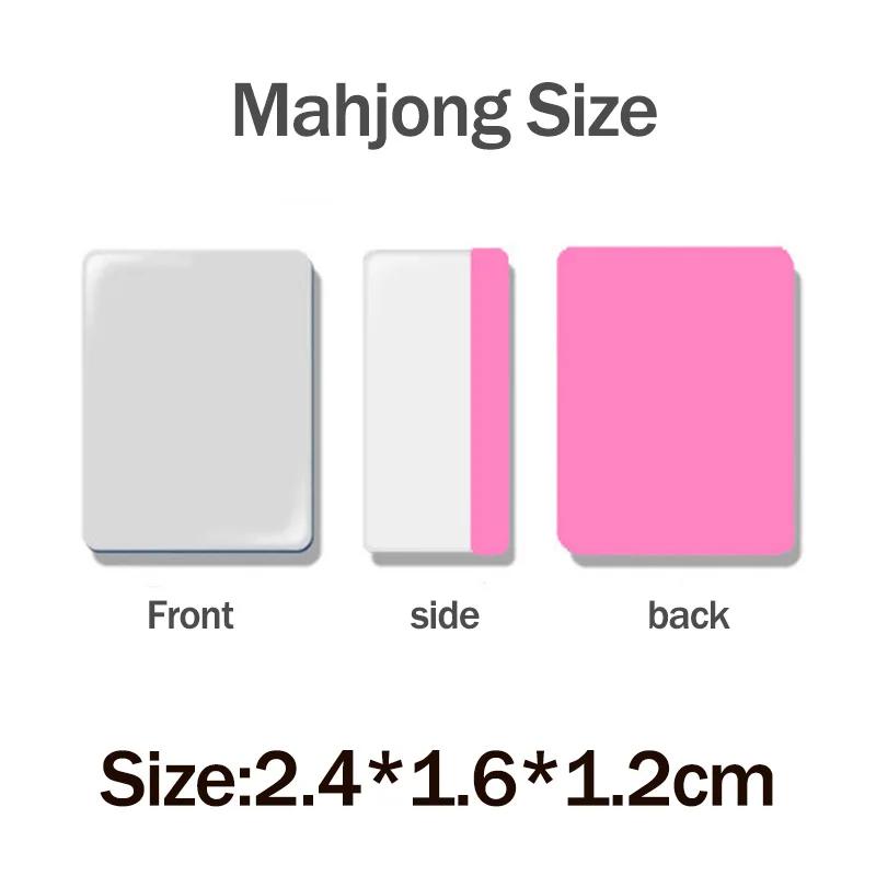 64 блока Seaside Escape Mahjong Game Tiktok Популярная игра Double With Pattern Of Flag Play Party Puzzle Toy Fun Game Gift