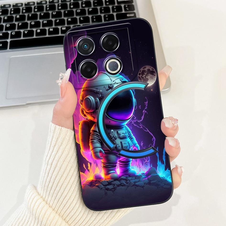 Для Infinix GT 20 Pro 2024 Чехол X6871 Ударопрочный Чехол Модный Узор Мягкий Силикон Матовый Чехол для Телефона Для Infinix GT20 Pro Coque