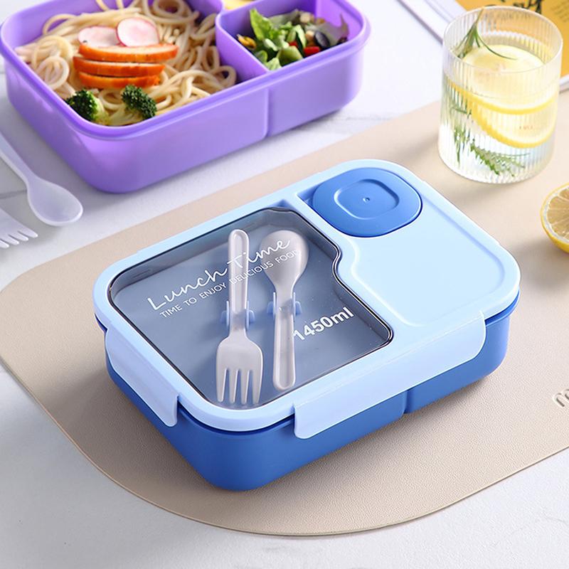 Коробка для ланча Bento для детей, девочек, мультяшных студентов, кавайных, милых, с подогревом, 3 сетки, для сэндвичей, закусок, специальная столовая, для хранения продуктов