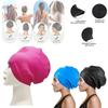 Elastic Waterproof Swim Cap Soft Snorkeling Cap Silicone Swim Headgear  Spearfishing