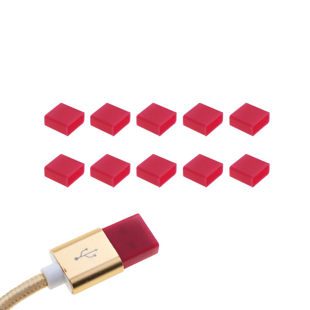 Силиконовый мир 10 шт. пылезащитный колпачок USB-папы Силиконовый противопылевой штекер-заглушка крышка защитная крышка Крышка Заглушка для кабеля потребительской передачи данных