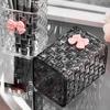 Bow Deco Makeup Brush Holder Acrylic Pencil Holder Eye Shadow Storage Box  for Vanity Countertop
