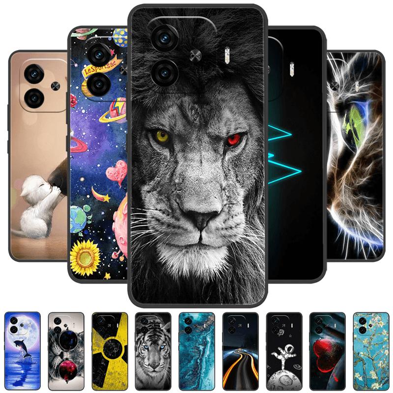 Чехол для Vivo iQOO Z9 Turbo Z9 Turbo Plus Z9 Turbo+ Крутой силиконовый чехол из ТПУ для VIVO iQOO Z9 China 5G Coque Y200 GT Бампер