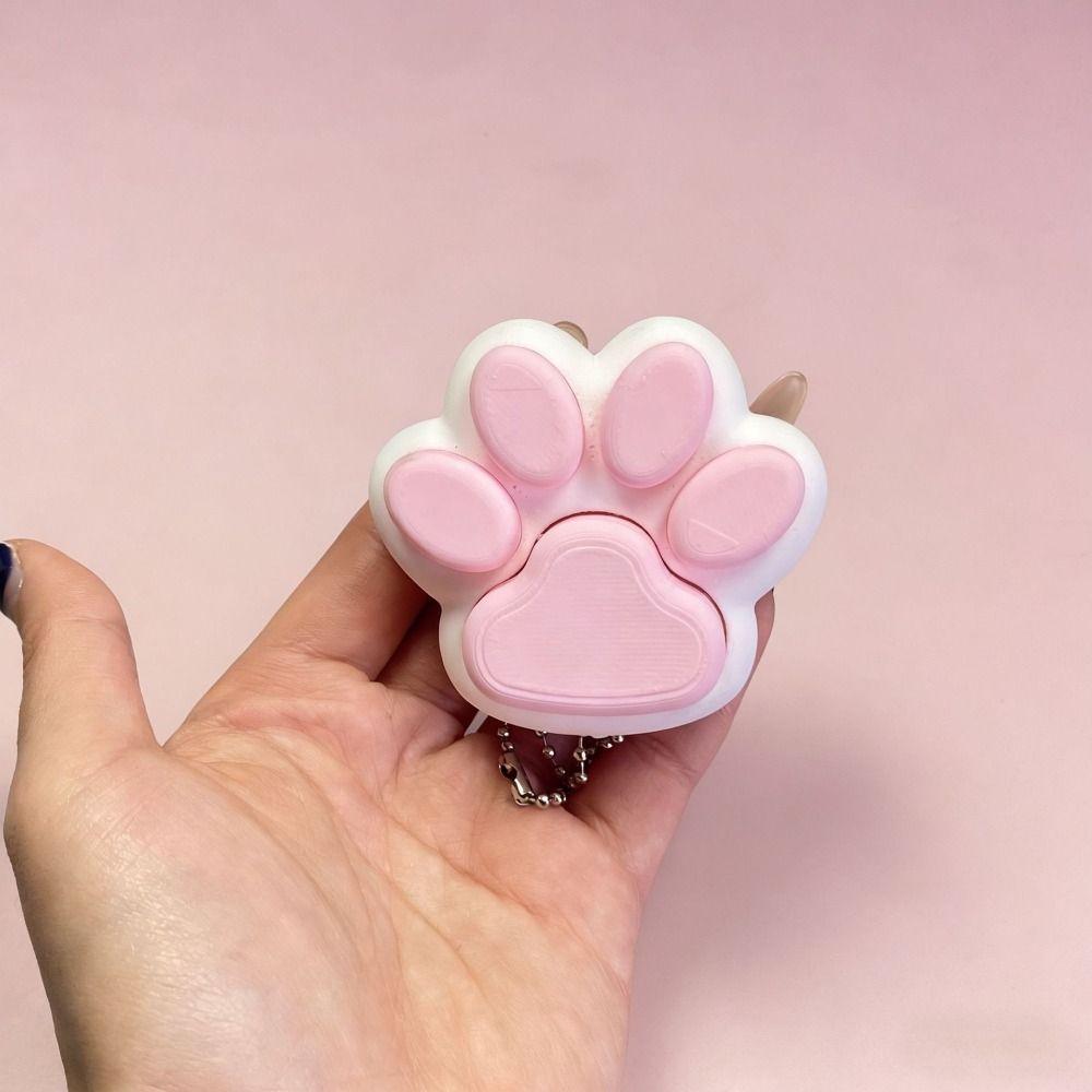 Relief Stress Cat Paw Press Toy Cat's Paw Shape Bag Charm Funny Pinch Toy Gift Giving