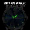Swiss Mens Quartz Wrist Watch Luxury Waterproof Dual Calendar Business Wristwatch