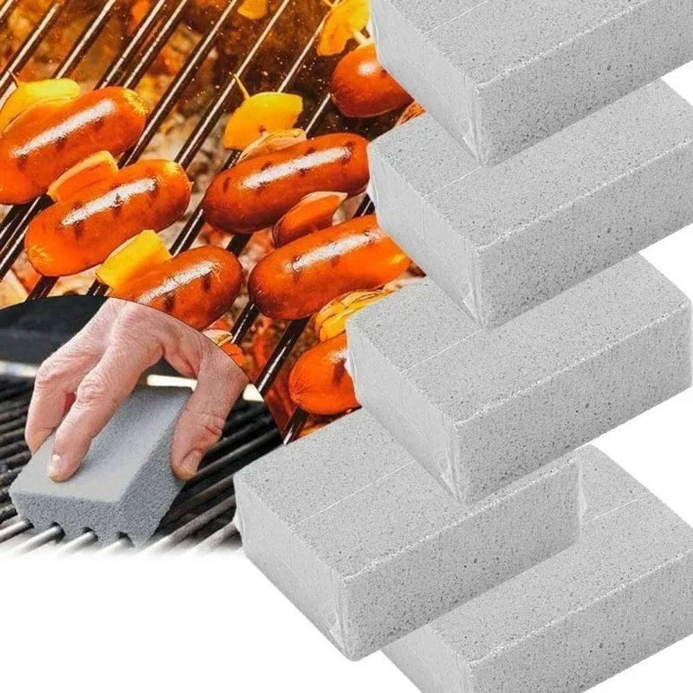 Cuttable Pumice Cleaning Stone Grey Grill Cleaning Brick New BBQ Grill Cleaning Brush Brick Block