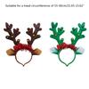 Festive LED Headband with Reindeer Antlers Cute and Unique Deer Horn Design Headdress Christmas Hair Hand