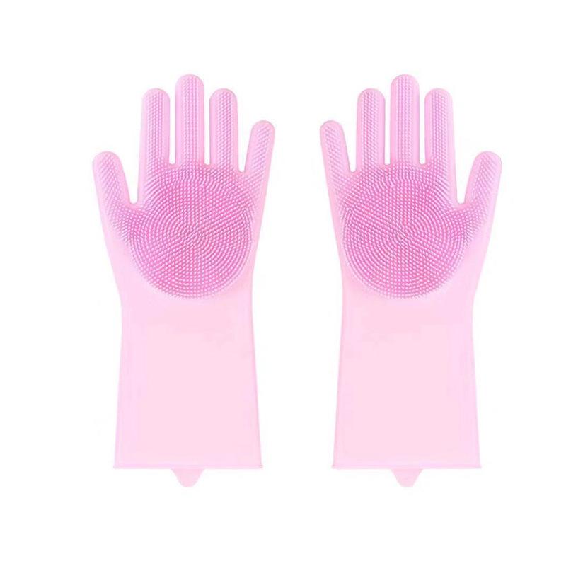 Pet Bathing Gloves Dog Cat Bathing Artifact Anti-scratch and Anti-bite Teddy Golden Bristle Rubbing Bath Extended Cleaning Brush