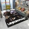 3D Ковер с Логотипом Ретро Рок-группы L-Linkin Park для Дома Гостиной Спальни Дивана Коврик для Прихожей Декор, Ковер для Детской Зоны Нескользящий Напольный Коврик