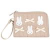 Marimo Craft Miffy My Favorite Ribbon Daily W125 X H80 X D15mm Pouch, Beige, Approx. (DBM-2814)
