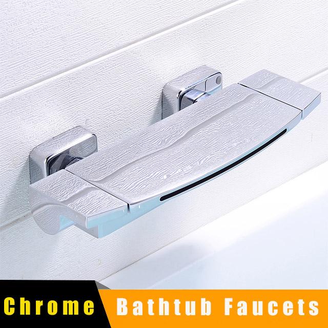 4-цветный встраиваемый в стену скрытый смеситель для раковины с водопадом, двухрычажный однорычажный смеситель для ванны, настенный смеситель для ванны