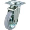 TRUSCO Rubber Oil-Resistant Caster, Swivel, 100, TYOJ-100
