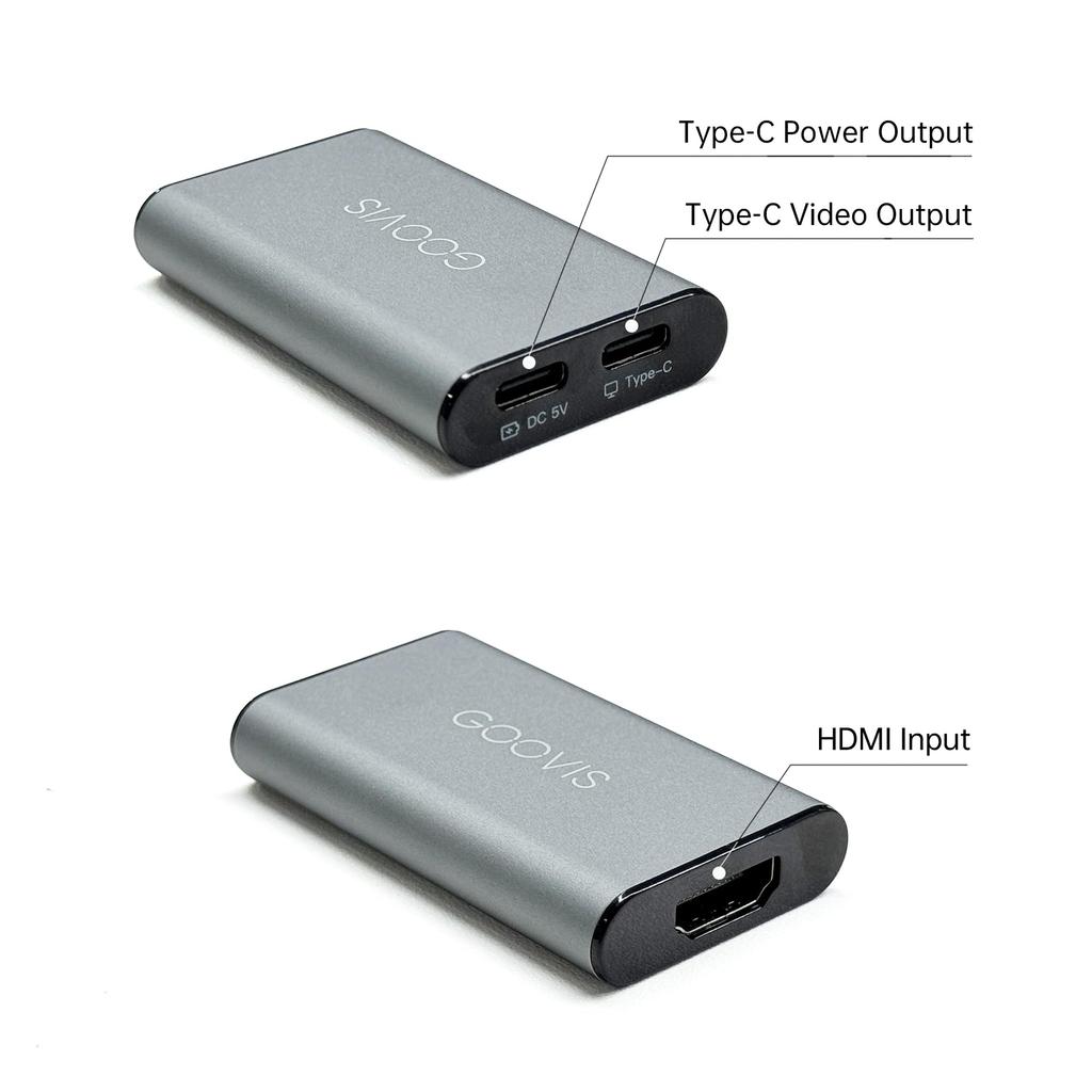 Видеоконвертер HDMI в для продуктов HDMI в преобразование HDMI преобразователь дисплея HDMI преобразователь адаптер адаптер, Type-C, GOOVIS® G3MAX,